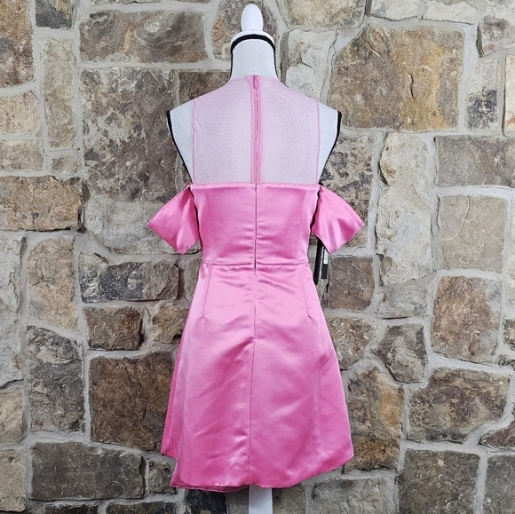 NWT Pinko 8 44 Missing 1 Abito Duchesse Diagonale Dress - Picture 6 of 14